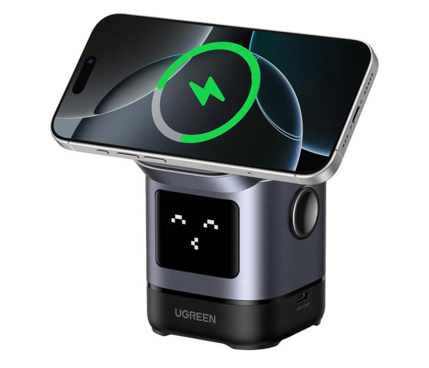 UGREEN Ładowarka 2w1 Uno do Apple iPhone AirPods Watch +kabel USB-C 6941876247752 - 1294894 - zdjęcie